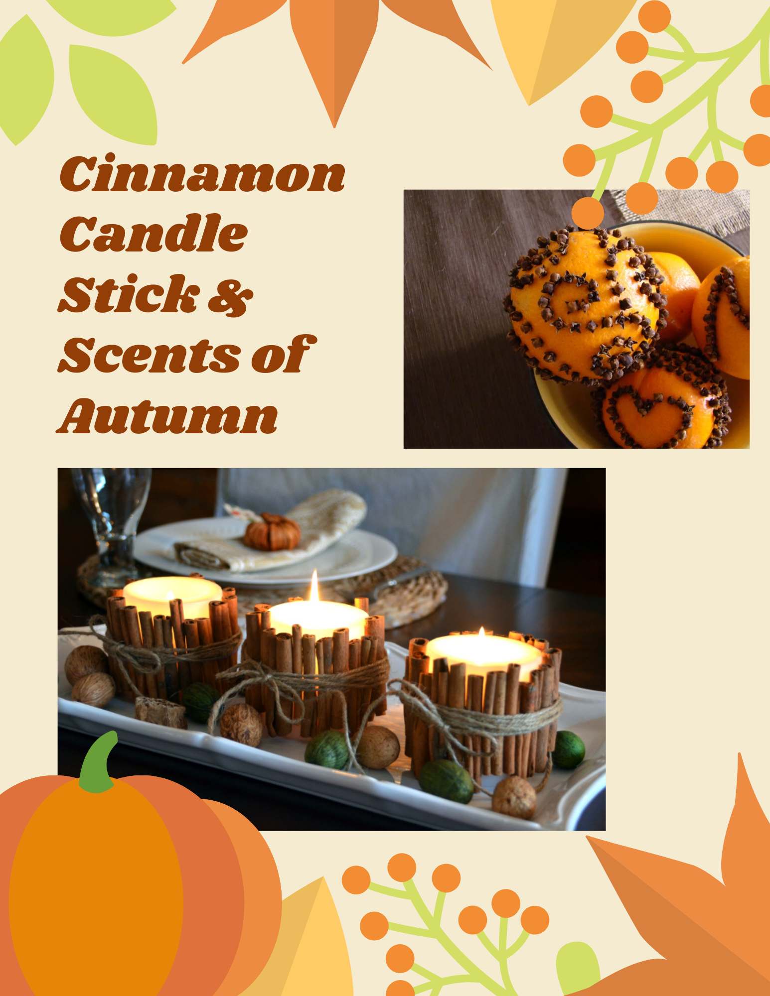 cinnamon candle stick
