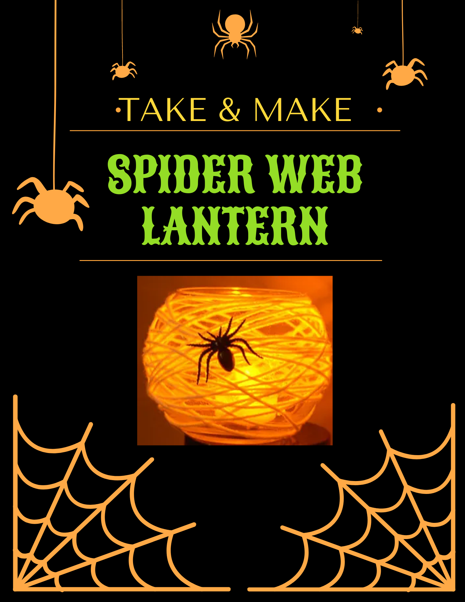 spider web lantern