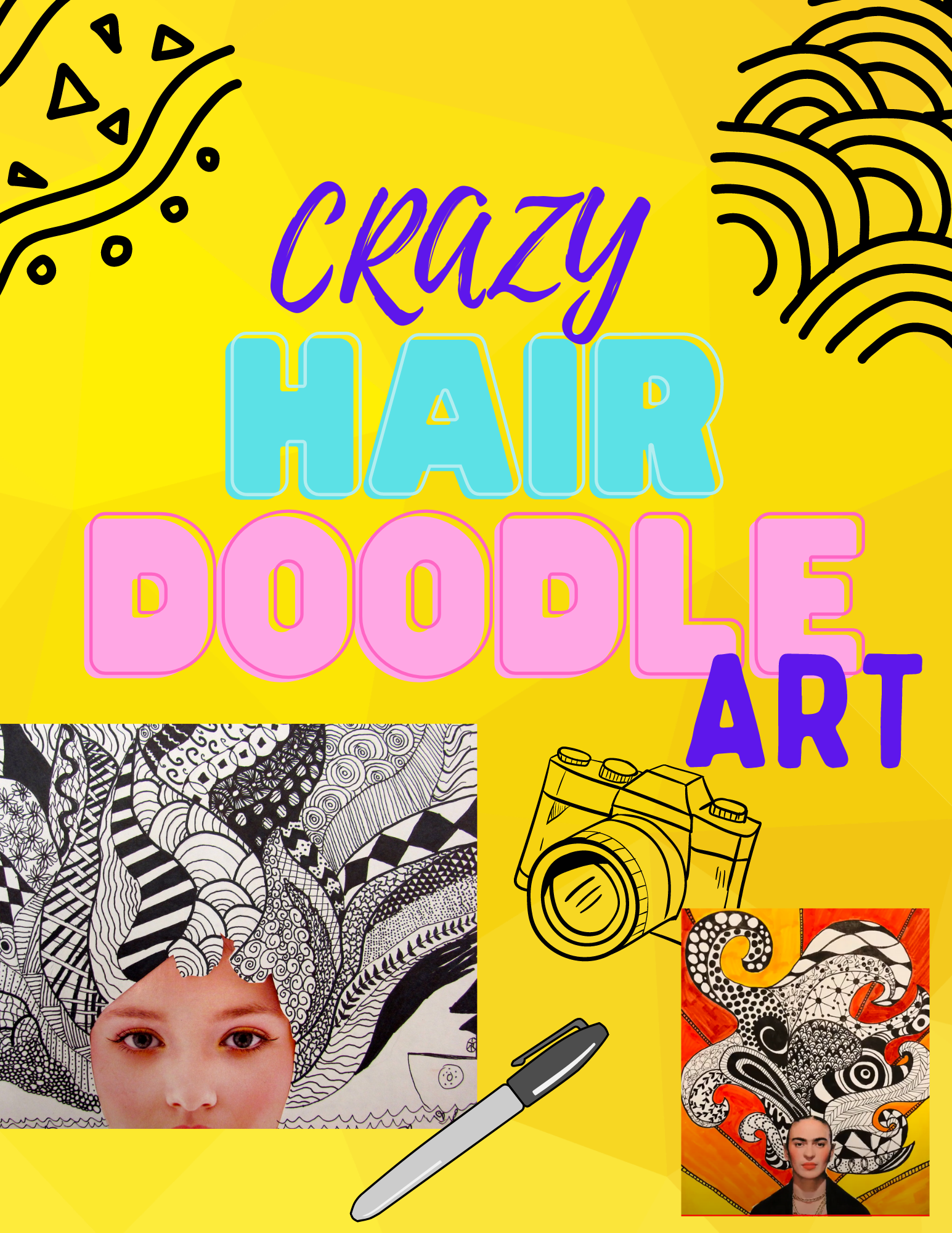 crazy Hair doodle