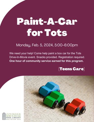 paint a car for tots