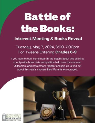 battle of the books interest meeting