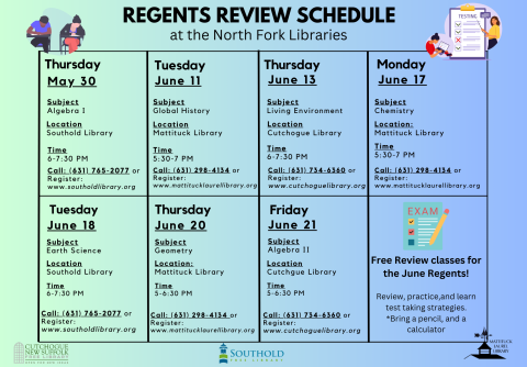 regents schedule 2024