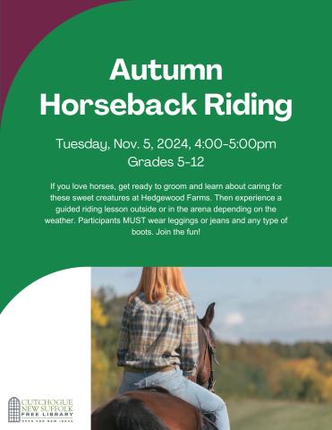 autumn horseback riding