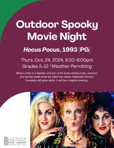 outdoor spooky movie