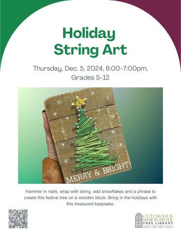 Holiday String Art