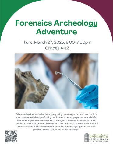 forensics archeology adventure