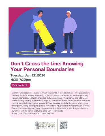 don't cross the line