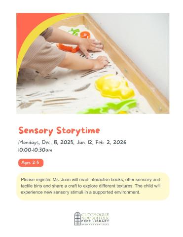 flyer for sensory storytime