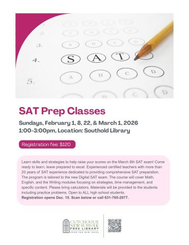 SAT Prep classes