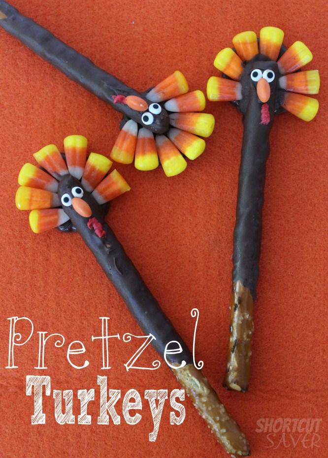 Chocolate Pretzel Turkeys