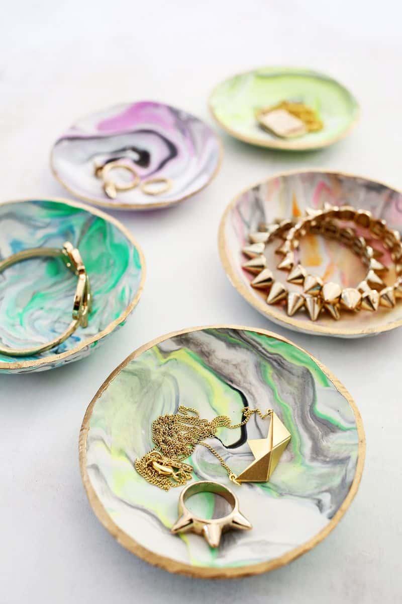 Marbled Clay Ring Dish