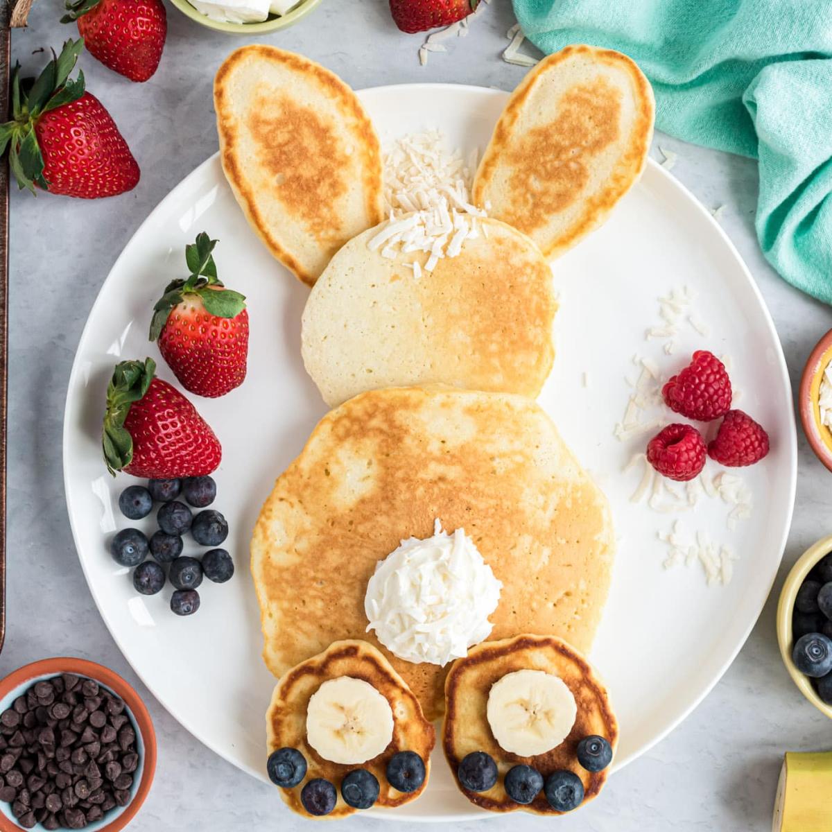 Bunny pancakes