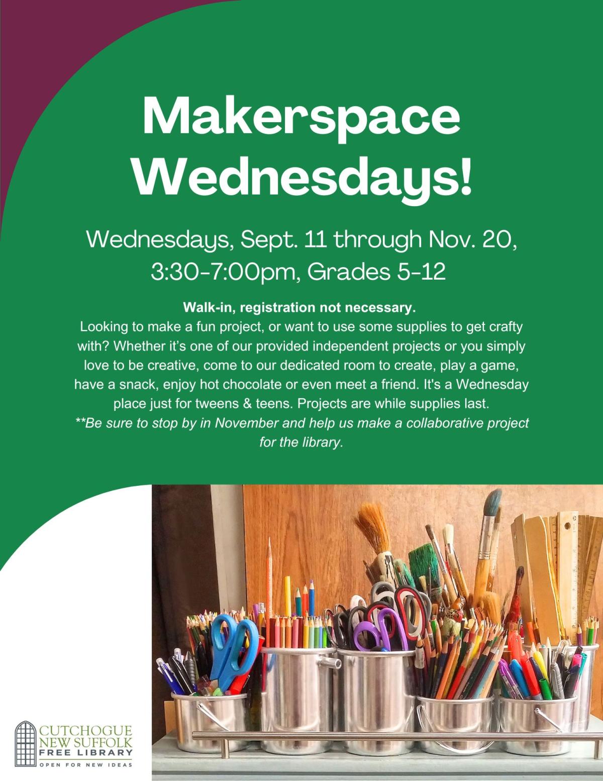 fall makerspace updated