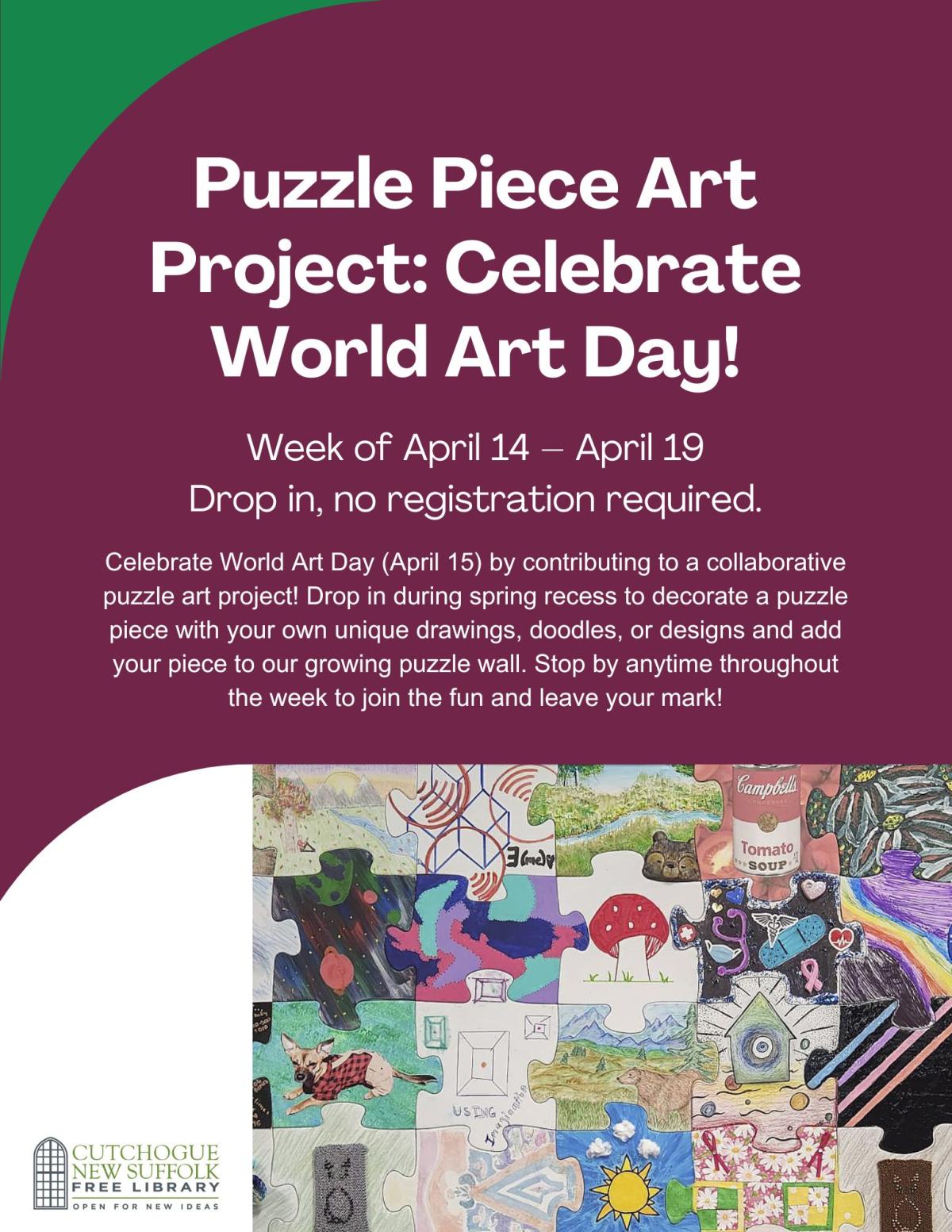 puzzle piece art project